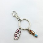 Vintage Ron Jon Surf Shop Woodie Station Wagon Surfboards Keychain Key Holder