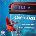 5 Gallon Betta Fish Tank Starter Kit  Self-cleaning Small Fish Tank Glass Aqu