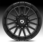 4 gear Off Road 764bm Leverage Gloss Black Milled 20x10 8x170 -19mm