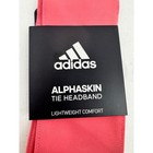 Adidas Alphaskin Tie Headband Hazy Rose Pink Athletic Sweatband Nwt Athleisure