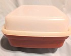 Vintage Tupperware Marinade Meat Tenderizer Keeper Container Paprika Red  