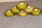 Red Star Sniper Us Yellow Roller Hockey Inline Wheels 80mm 74a  Indoor New