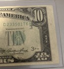 Major Off Center Error 1950a  1 Federal Reserve Note Free Shipping High Grade