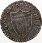 1787 1 2p M 56-n Camel Head New Jersey Colonial Copper Coin 