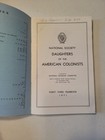 National Society Daughters Of The American Colonists 1921-1971