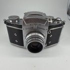 Exakta Vx Ihagee Dresden 35mm Camera W  Carl Zeiss Tessar F3 5 50mm Read