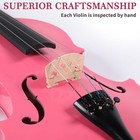 1 2 Size Kid Basswood Acoustic Violin With Case Bow Rosin For Gift