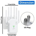 Extender 1200mbps Repeater Wireless Long Range Coverage Wifi Signal Booster