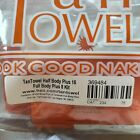 Tan Towel Half Body Plus   Full Body 24 Piece Stock Up Kit Set Sealed - Nip
