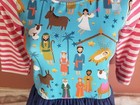 Kpea Boutique Baby Jesus Manger Scene Animals Shepherds Christmas Dress Size 14