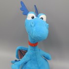 Disney Jr Doc Mcstuffins Stuffy The Blue Dragon 6  Plush Beanie Baby Small
