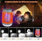 2-pack Solar Mosquito Killer Lamp - Orange For Outdoor Garden  Patio   Yard Use