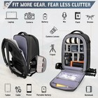 Rainsmore Camera Backpack Hard Shell For Dslr slr Waterproof Camera Bag With    