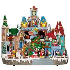 Disney Animated Christmas Holiday Village W  Lights And Music  niob