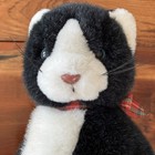 Vintage Princess Soft Toys Tuxedo Cat Black And White Plush Stuffed Animal 9   