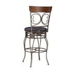 Big And Tall Back To Back Scroll Barstool