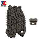  80 Roller Chain 10 Feet With 1 Connector Links Carbon Steel