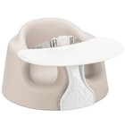 Bumbo Floor Seat Plus  With Tray Infant Positioning Seat - Taupe    Mb
