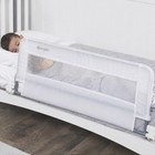 Safety Swing Down Crib Rail For Toddlers 33 Inch White Baby Bed Guard