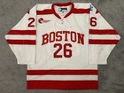 Boston University Bu Game Used Worn Jersey  Evan Rodrigues  devils 