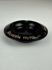 Vintage Aladdin Hotel Las Vegas Nevada Glass Ashtray Casino