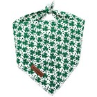 Mr  Chubbyface St patrick s Green Clovers Dog Bandanas L C love Clover