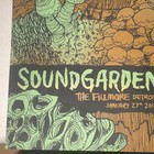Soundgarden Concert Poster The Fillmore Detroit Jan 27  2013