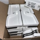 14 Pair  Amerimax Gutter End Cap Sets M0611 Vinyl White 5     14 Pack Value Bundle