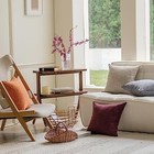  Lumbar Pillow Covers 12x20 Lined Linen Textued 20  X 12   pack Of 2  Burlap