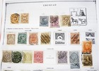 1866-1896 Uruguay 33 Stamp Page - Strong Collection
