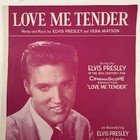 Vintage 1956 Elvis Presley Love Me Tender Sheet Music 20th Century Fox Original