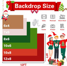 Christmas Backdrops 10x8 Ft Wood Floor Photography Background Winter Snow Christ