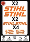 Stihl Custom Orange Decal Sticker For Chainsaw  Blower   Weed Eater Lettering