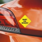 Baby On Board Warning Decal 4-pack Safety Sign Sticker 5x5