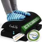 Foot Rest For Under Desk At Work     Adjustable Height Memory Foam Foot Stool F   