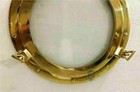 12  Brass Glass Porthole Shiny Finish Boat Window Nautical Ship D  cor Gift Style