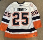 Brad Lukowich 2005-06 Game Worn Used Ny Islanders Hockey Jersey - Meigray Loa