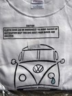 Vintage Nos Jerry Garcia Tribute 1942-1995 Volkswagen T Shirt Bus Vw Grateful