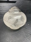 A Very Nice Vintage Art Deco Frosted Glass Ceiling Lamp Shade Fits 3    Receiver