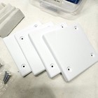 Camco Slide Out Corner Plate 42216 White Rv Motorhome 4-pack Replacement Kit