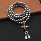 118 Stainless Steel Buddhist Prayer Mala - Feng Shui Necklace   Energy Bracelet