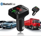 Wireless Bluetooth Car Kit Fm Transmitter Radio Adapter 2usb Charger Mp3 Player