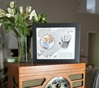 Baby Child Keepsake Handprint Frame For Grandpa With Poetry - Loving Gift For