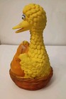 Vintage 90 s Big Bird  Bird Seed Rubber Coin Bank Sesame Street Muppets Toy