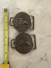 Two Vintage 1970s   moosehead Canadian Lager Beer   Bottle Opener Buckle
