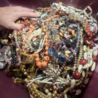 Huge Lot 23 14lb Craft Lot Jewelry Costume Junk Drawer Stuff Scrap 