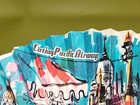 Vintage 1960s Cathay Pacific Airways Asian Paper   Wood Promotional Fan