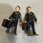 Group Of 5 Lead Figures Made In England