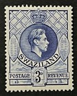 Travelstamps  1938 Swaziland Sc  31 Sg 32 - 1 1 2d Kgvi - 13 1 2 X 13 1 2 Mogh