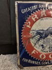 Rare Original Pratts Food Veterinary Embossed Sign By The H  D  Beach Co